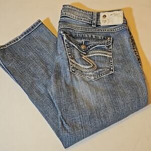 Silver jeans McKenzie Style Capri pants Waist 30